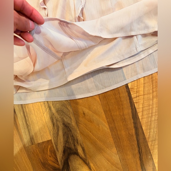 LC Lauren Conrad Soft Pink Ruffle Blouse - Picture 9 of 11